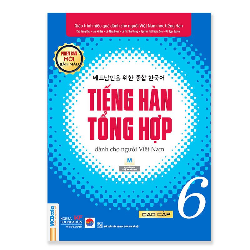 SGK Tiếng Hàn tổng hợp dành cho người Việt Nàm cao cấp 6 – bản màu