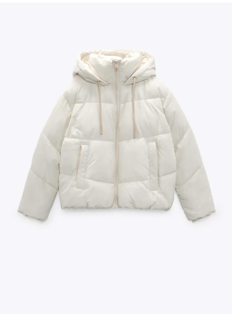 Áo Khoác Phao Zara Nữ Chần Bông Water Repellent - 3046/232