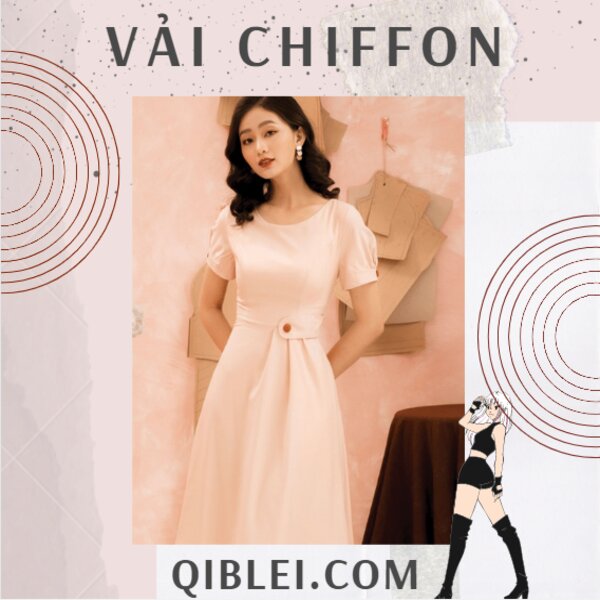 Vải chiffon lụa