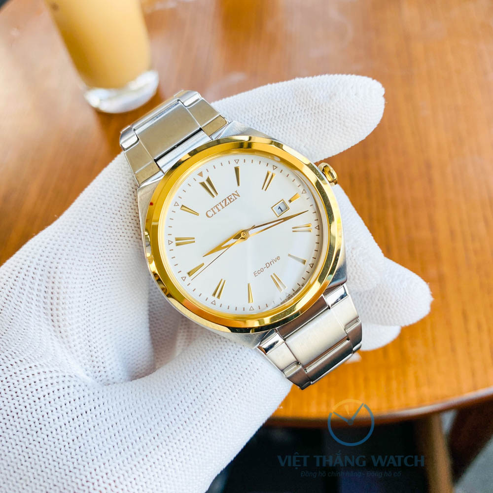 ĐỒNG HỒ CITIZEN ECO-DRIVE AW1374-51B - NAM - PIN (NĂNG LƯỢNG ÁNH SÁNG) - SIZE 41MM -  KÍNH KHOÁNG CỨNG | MỚI