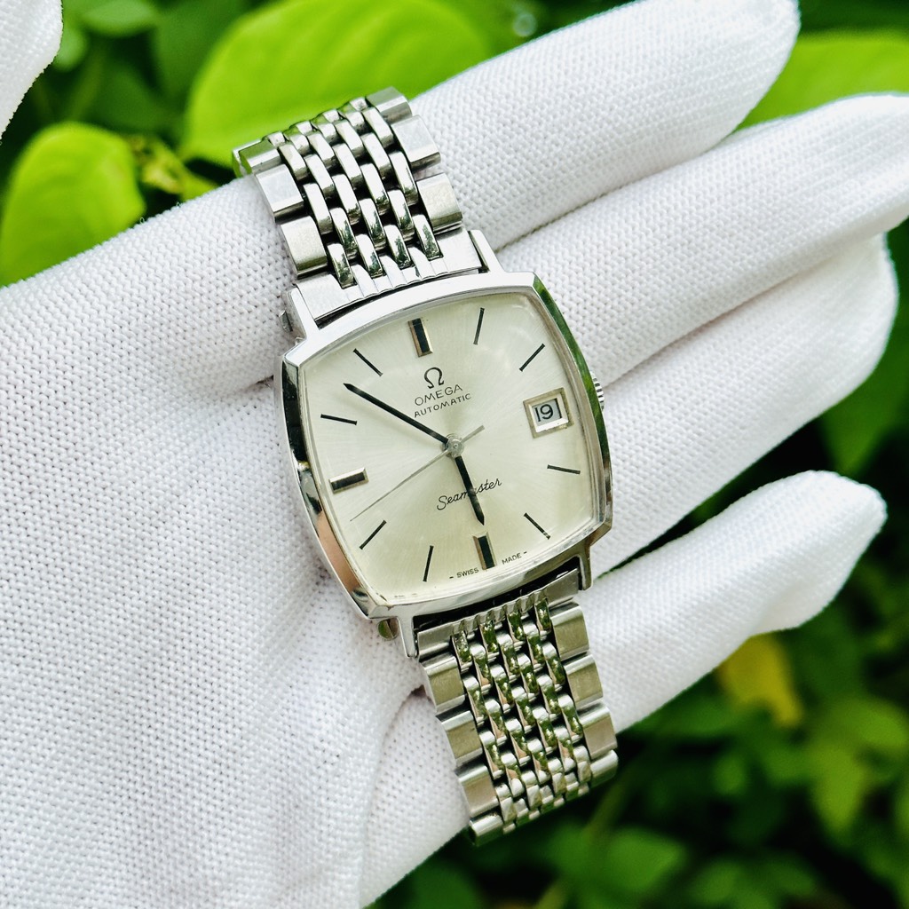 ĐỒNG HỒ VINTAGE OMEGA VUÔNG INOX - AUTOMATIC - INOX - NGUYÊN ZIN THỤY SĨ
