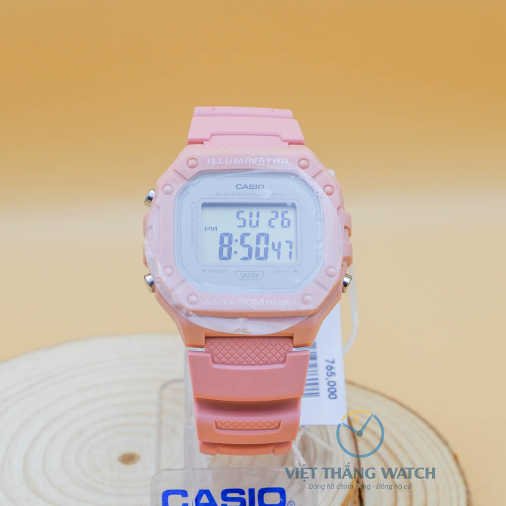 CASIO ĐIỆN TỬ W-218HC-4AVDF - NỮ - 44MM