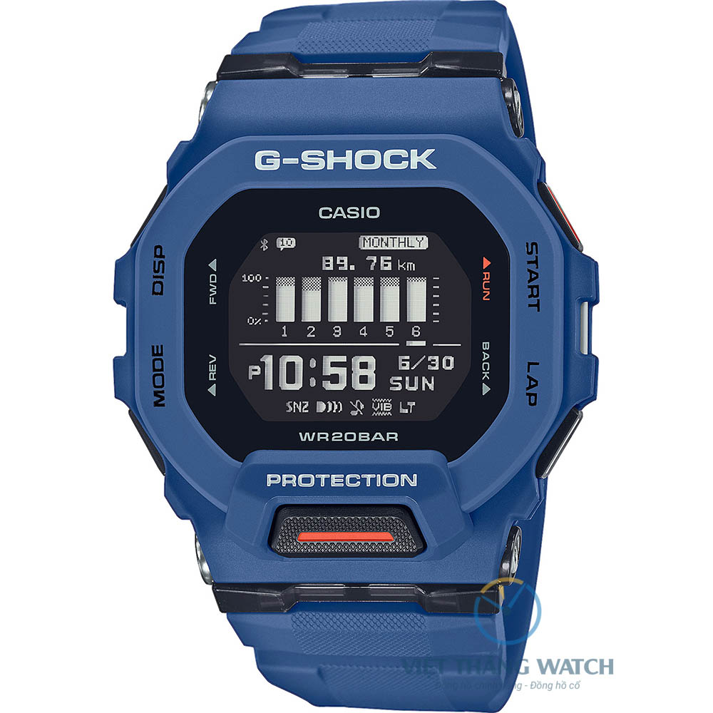CASIO G-SHOCK G-SQUAD GBD-200-2DR - NAM - PIN - 45.9MM