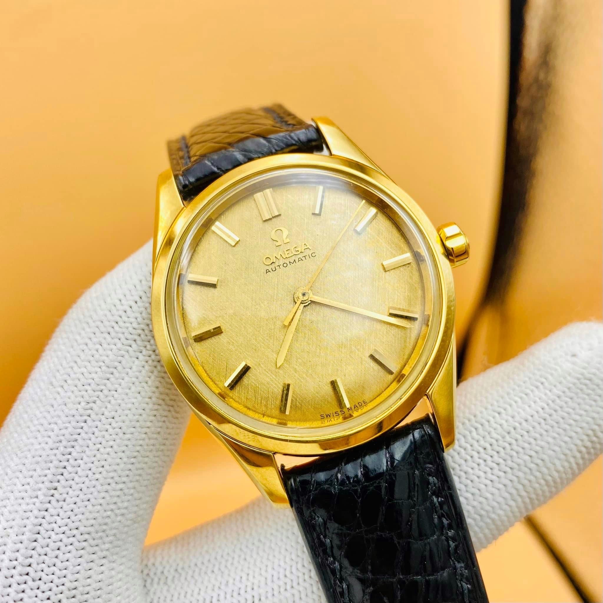 ĐỒNG HỒ VINTAGE OMEGA SEAMASTER  - AUTOMATIC - VÀNG ĐÚC 18K - NGUYÊN ZIN THỤY SĨ