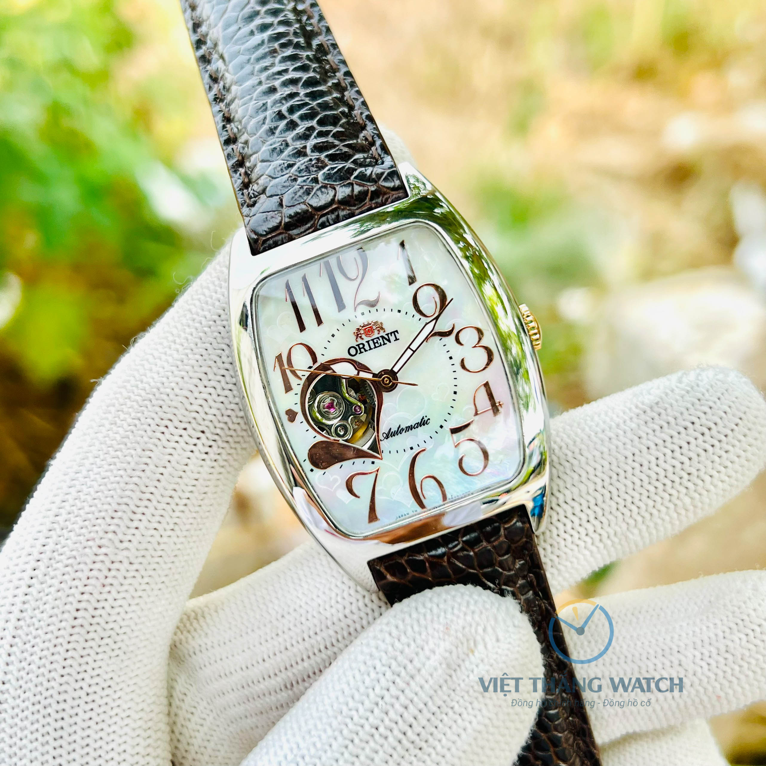 ĐỒNG HỒ ORIENT OPEN HEART - NỮ - CƠ (AUTOMATIC) - MẶT SỐ 34x36.7MM - KÍNH KHOÁNG