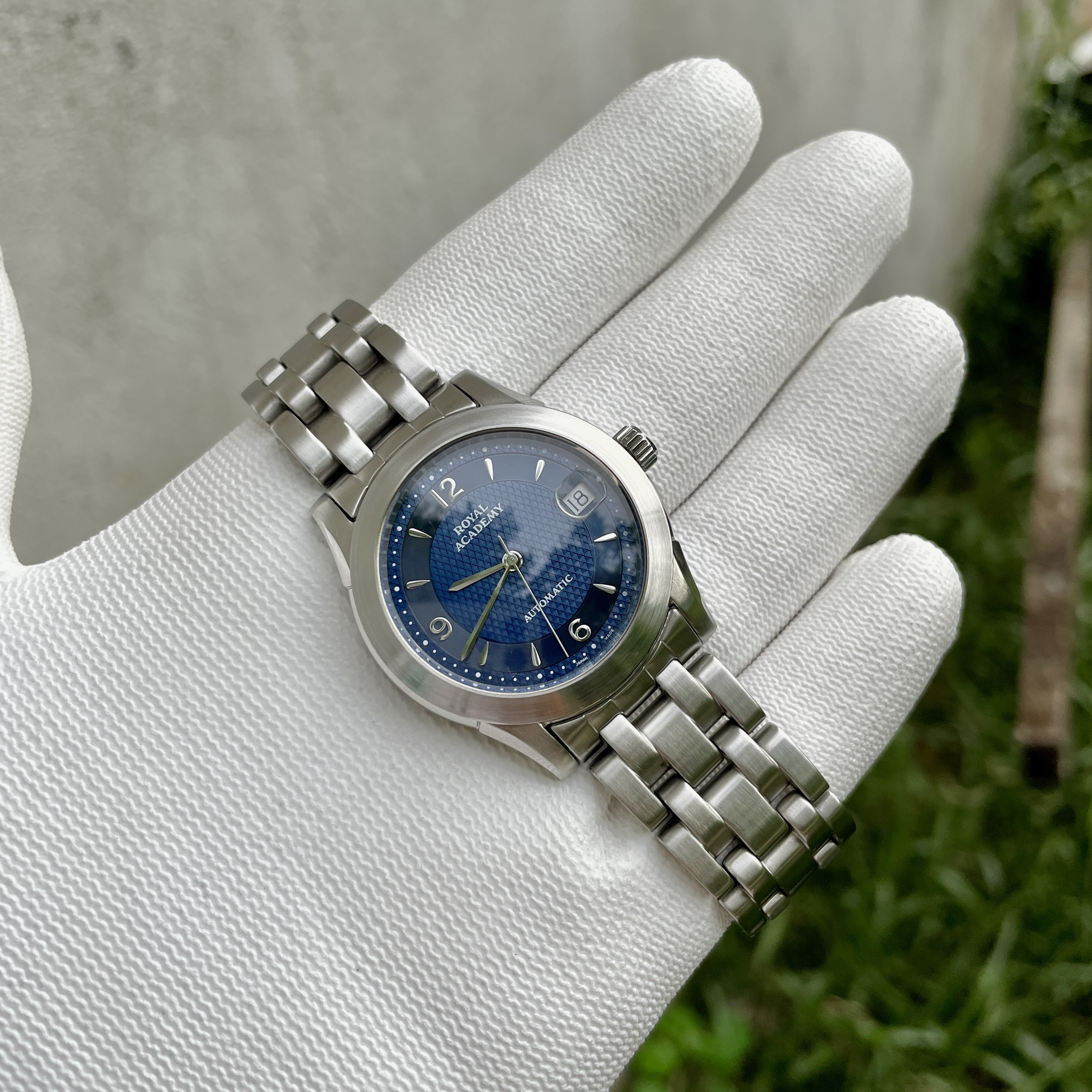 ĐỒNG HỒ ROYAL ACADEMY - NAM - AUTOMTATIC (CƠ) - SIZE 37MM - KÍNH KHOÁNG CỨNG | QSD