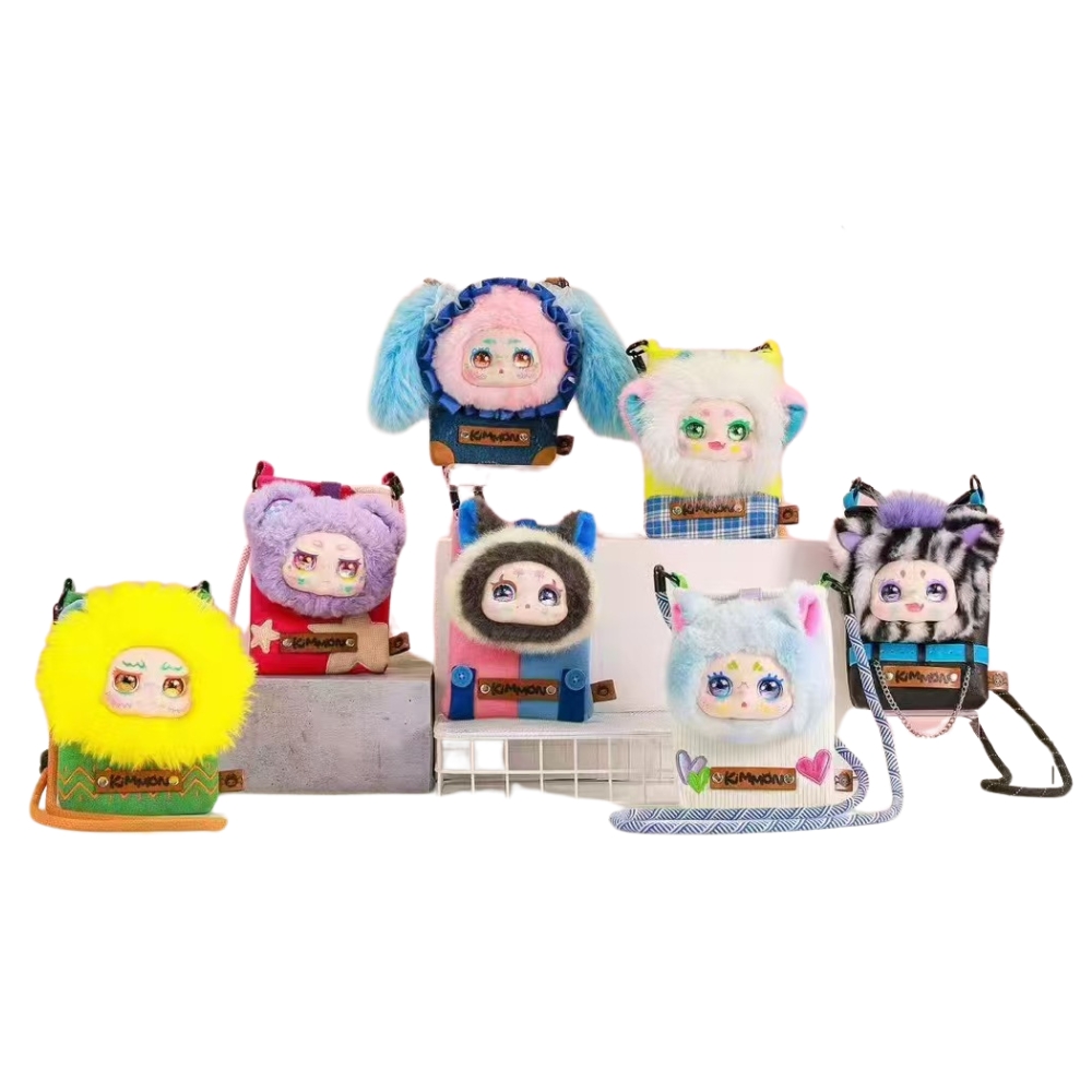 Hàng Chính Hãng - Blinbox kinmon túi xách blind box set 6 ngẫu nhiên - cao ~ 15cm - Nặng 500gram - Túi Mù - Hộp Màu