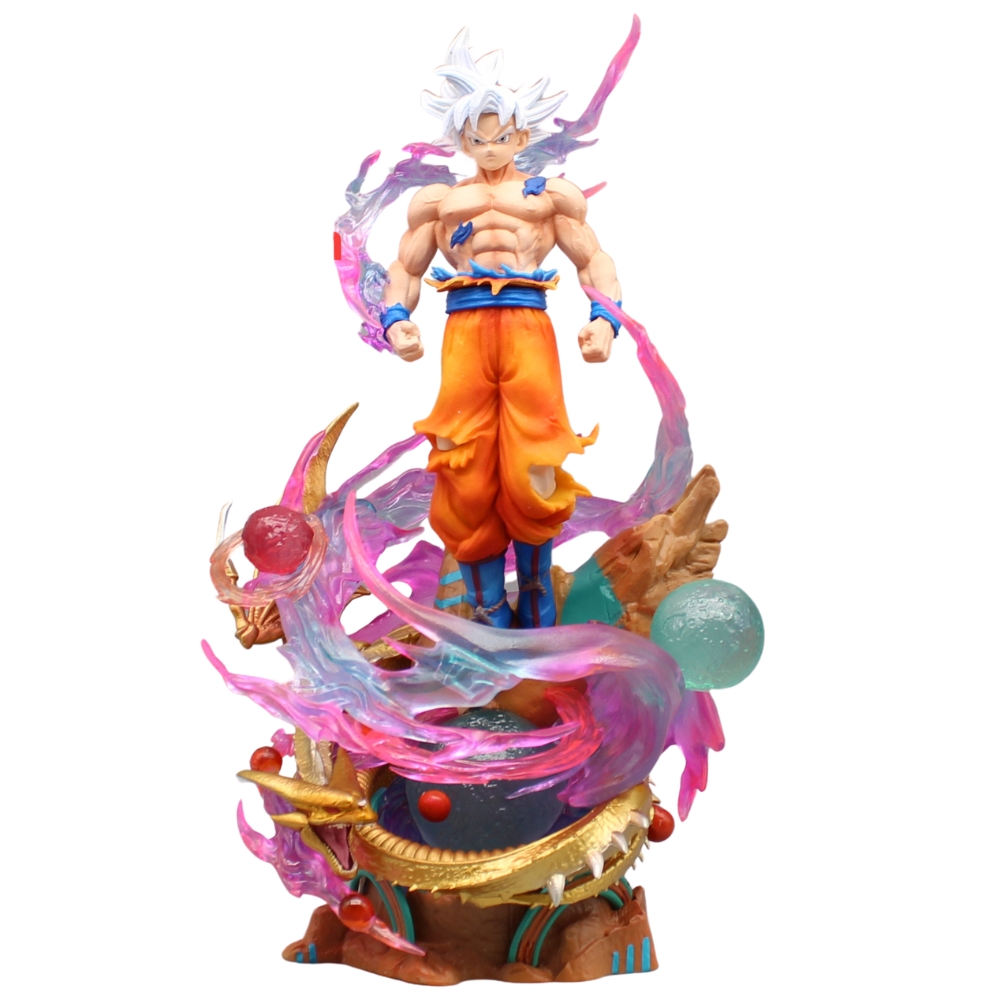 Mô Hình Dragon Ball Songoku ultral vô cực Có Led - Cao 29cm - Nặng 1400gram - Figure DragonBall - Có Hộp Màu - Full Box - N1-K27-T5-S1