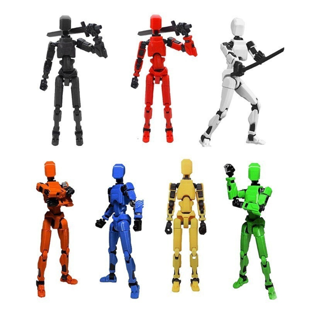 Bán 20 cái - Giá 7.5k 1 cái - Mô Hình Lắp Ghép Dummy 3D + nhiều vũ khí đi kèm  - Chiều Cao : 15cm Nặng : 100gram - No Box N1-T2