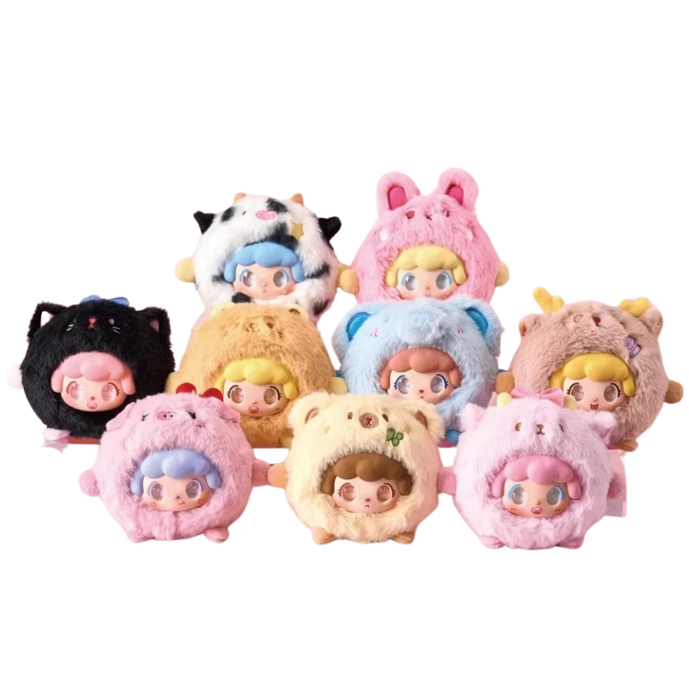 Hàng Chính Hãng - Blinbox Mia động vật blind box set 8 ngẫu nhiên - cao ~ 10cm - Nặng 500gram - Túi Mù - Hộp Màu