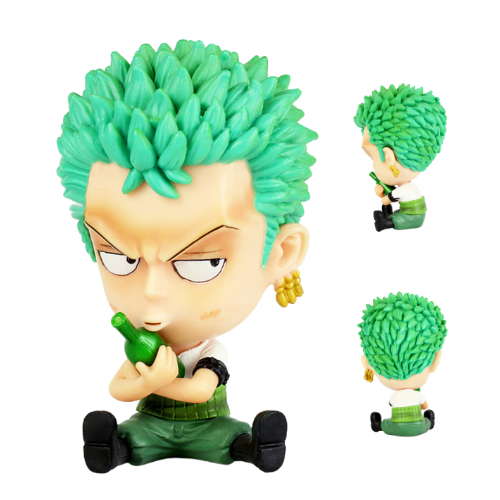 Mô Hình đồ chơi  Roronoa Zoro Chibi lắc đầu  One Piece