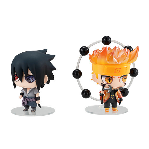 Mô hình Naruto Bộ 2 nhân vật Naruto - Sasuke - Cao 8-9cm - nặng 200gram - Figure Naruto - No Box - K3-T3-S1