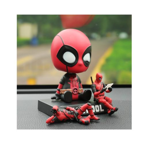 Mô Hình Đồ Chơi - Deadpool Lắc Đầu - Marvel Comics - Bộ Lắc Đầu - Có Hộp Đẹp