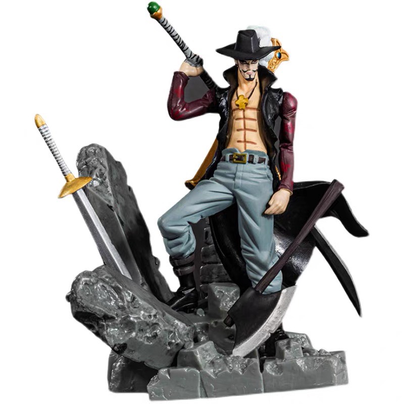 Mô hình one piece mắt diều hâu mihawk  Đồ chơi Minecraft chính hãng