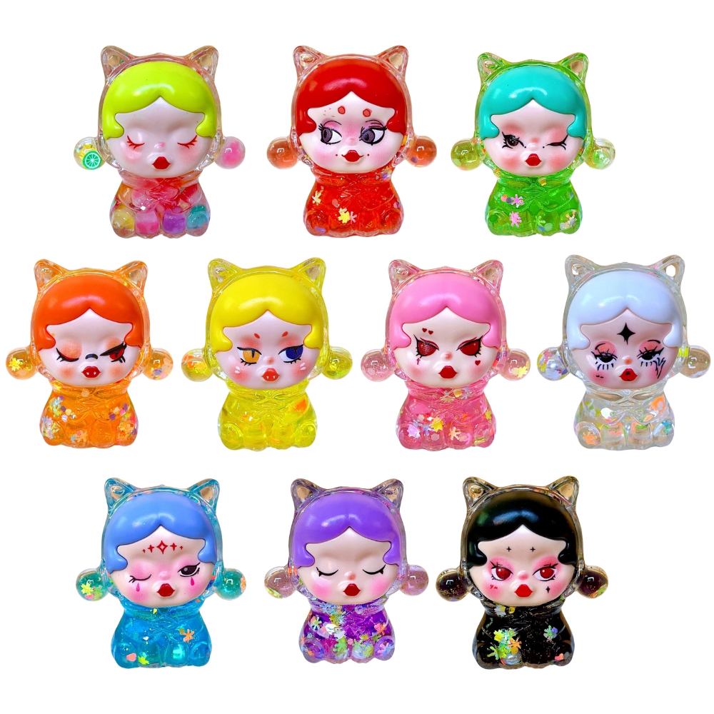 Mô hình charm nước skunbanda siêu xinh kích thước cao : 8cm nhiều màu decor siêu xinh - no box - A - 6