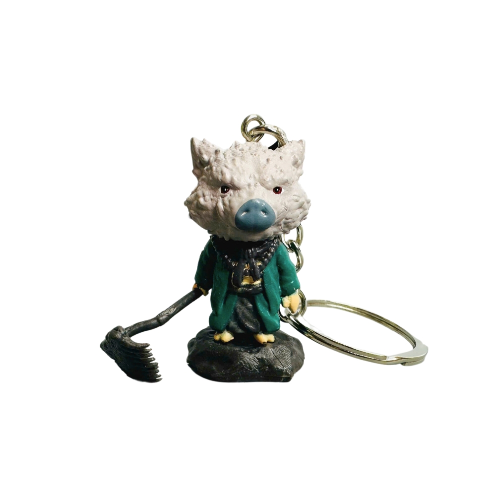 móc khóa chư bát giới - Dây móc dài : 6cm - Mô Hình Cao : 4.5cm - Nặng : 50gram  - K77-T2-S9