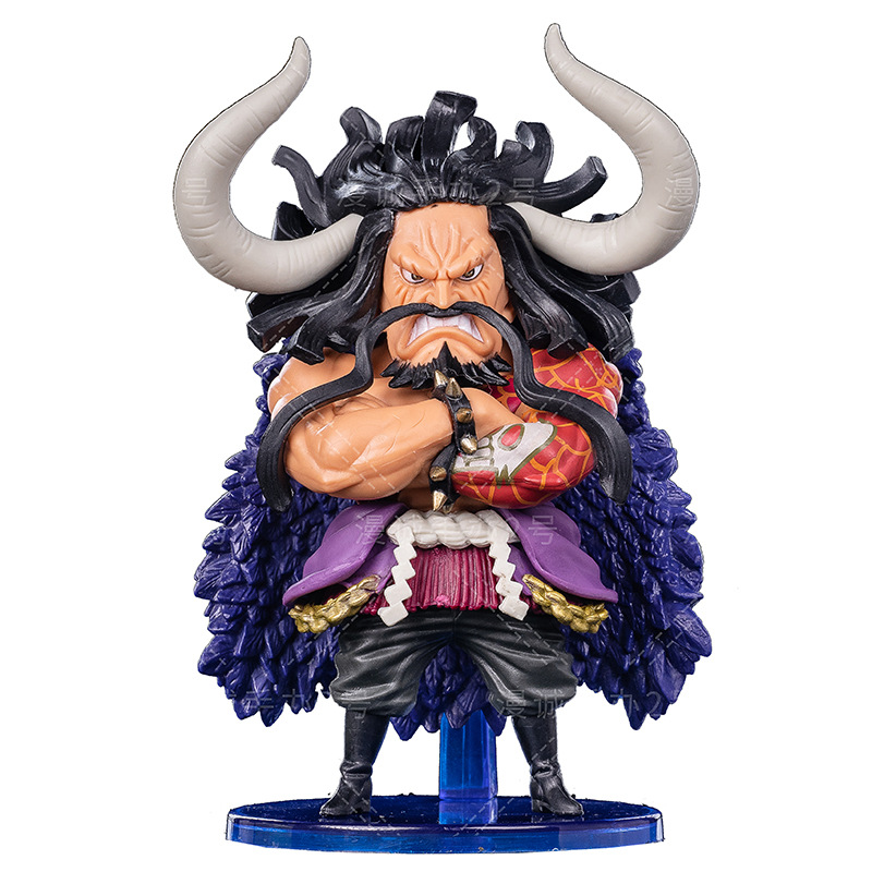 Khám phá thế giới One Piece qua con số chibi nhỏ bé Kaido này! Với hình dáng dễ thương, màu sắc rực rỡ và tay cầm linh hoạt, bạn sẽ yêu thích nó ngay từ cái nhìn đầu tiên. Hãy sở hữu đồ chơi dễ thương này ngay hôm nay!