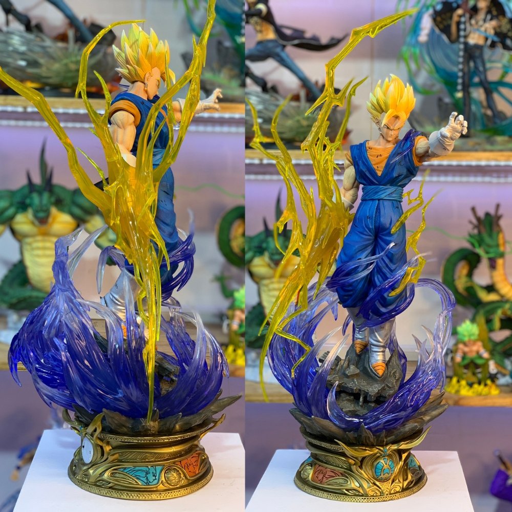 Mô Hình Dragon Ball Tượng Bán Thân Vegeta Tóc Vàng  Tóc Xanh 11 Cao 100  Cm Decor Máy Tính  Shopee Việt Nam