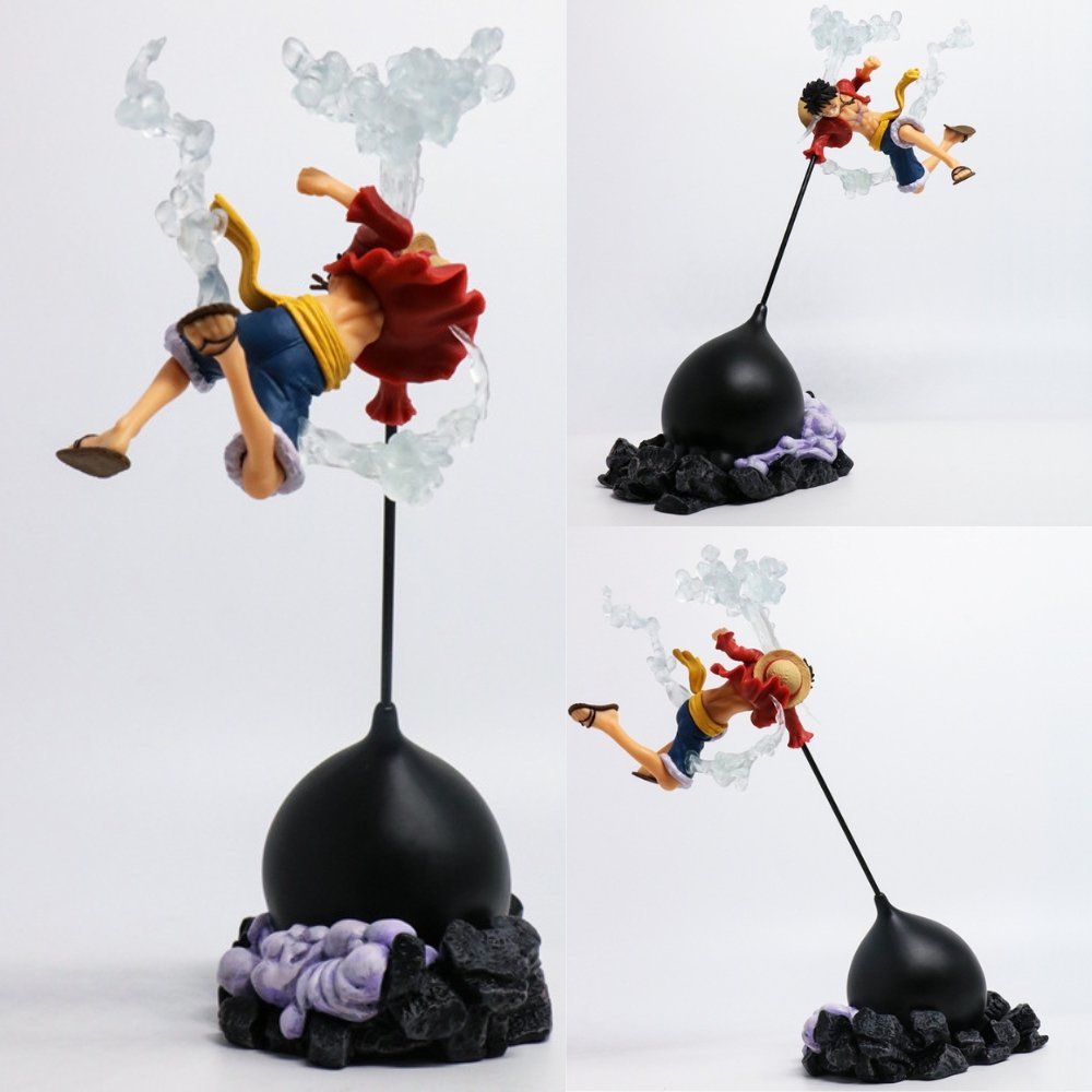 Mô Hình Onepiece Luffy Nika Gear 2 Trạng Thái Chiến Đấu Cao 26Cm Nặng 300G  , Figure Onepiece - No Box