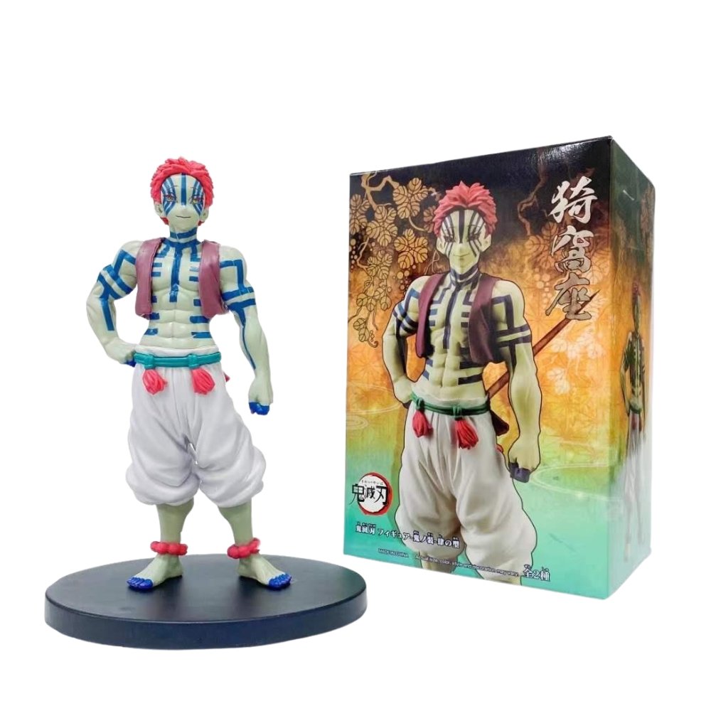 Mô hình Demon Slayer Thượng Tam Akaza - Figure Kimetsu No Yaiba - Vỏ Hộp màu