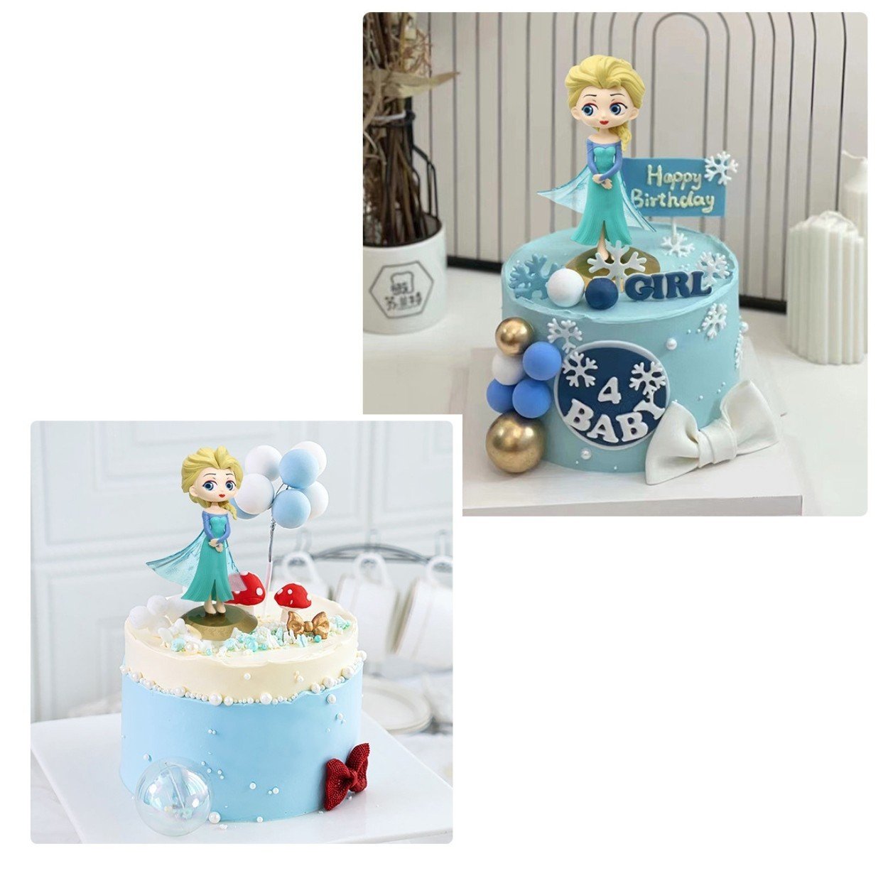 Set 7 Mô Hình FROZEN Elsa Anna MS05  set 7 mo hinh frozen elsa anna ms05