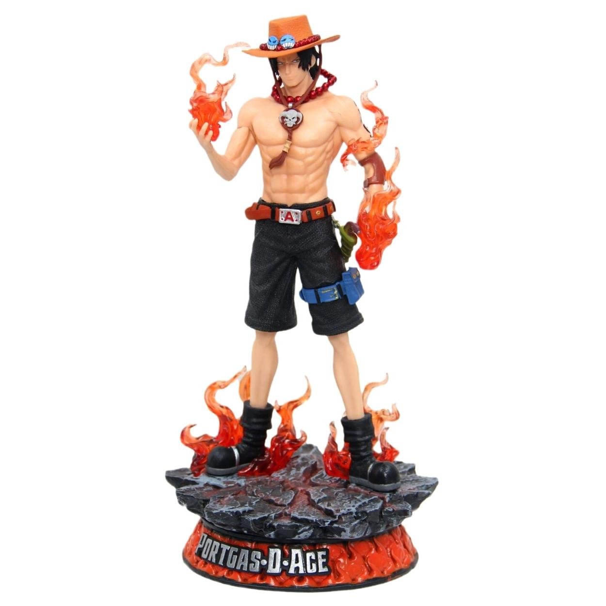 Mô Hình OnePiece ACE dáng đứng siêu ngầu - Cao 25cm - rộng 13cm - nặng 440Gram , Figure OnePiece - có hộp  màu - N1-K47-T4-S3