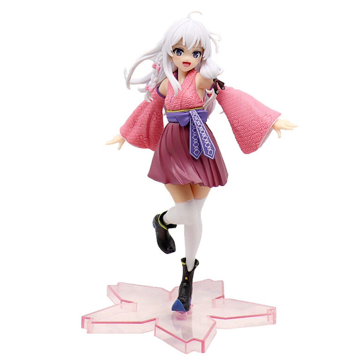 Mô Hình Elaina Kimono Hồng - Cao 20cm - nặng 140Gram - Figure Elaina Kimono - Có Hộp màu - K10-T1-S5