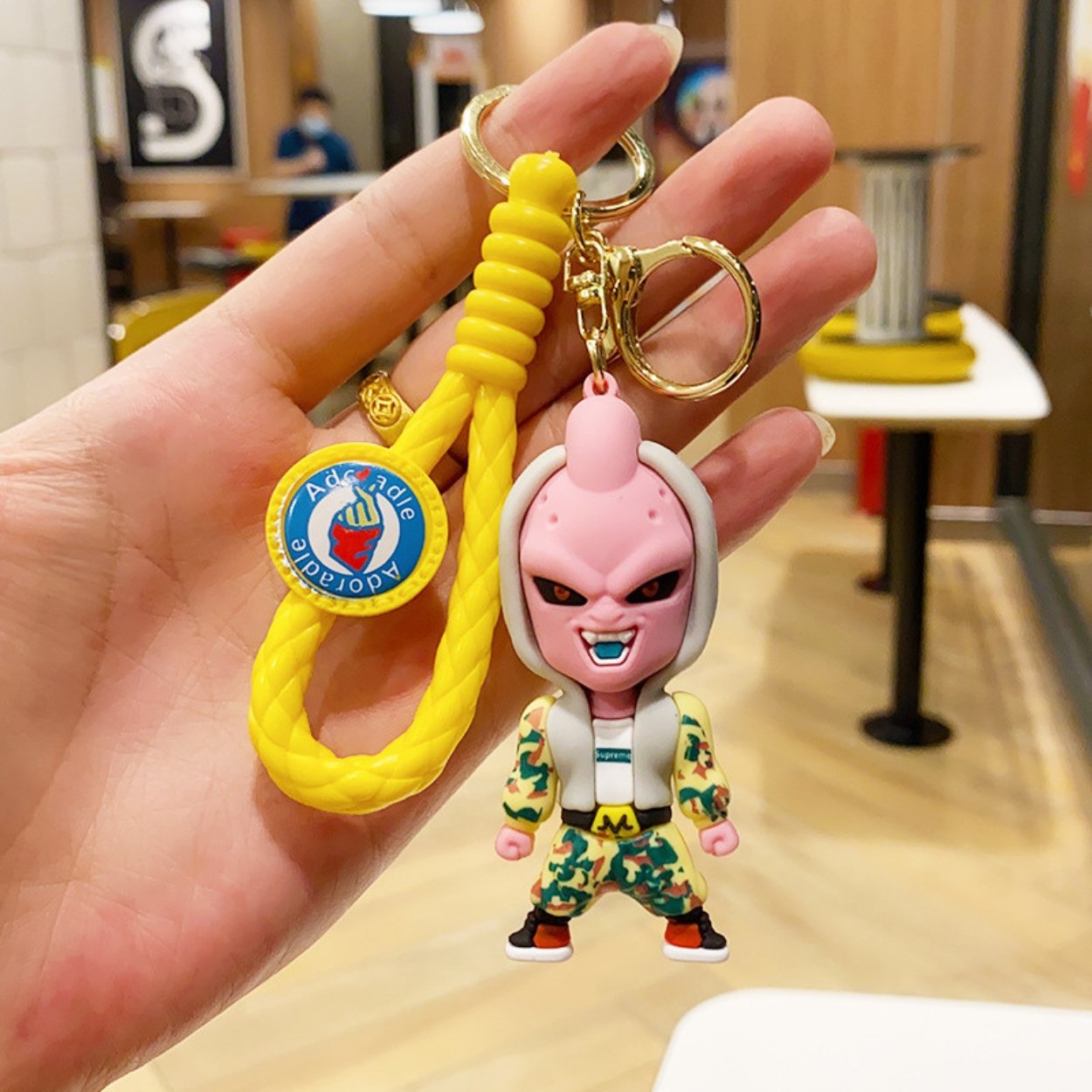 Móc Khóa Majinbuu gầy - Dây móc dài : 9.5cm - Mô Hình Cao : 7.6cm - Nặng : 50gram - No Box : bọc túi OPP K79-T4-S8