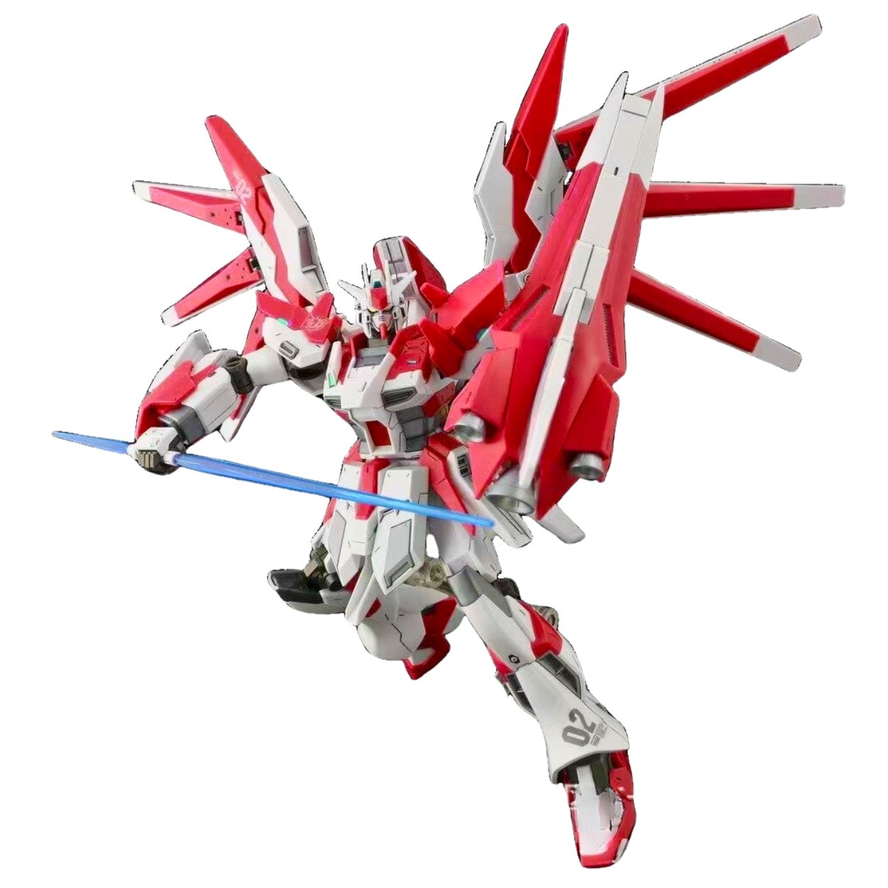 Mô hình Gundam XG Gundam RX -93 FIGHTER màu đỏ- cao 18cm - nặng 150gram - SKU : XF-02A - Figure Gundam - Có hộp màu -