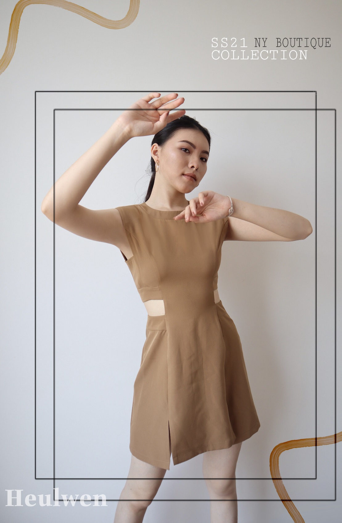 Đầm Cut Out – Cashew