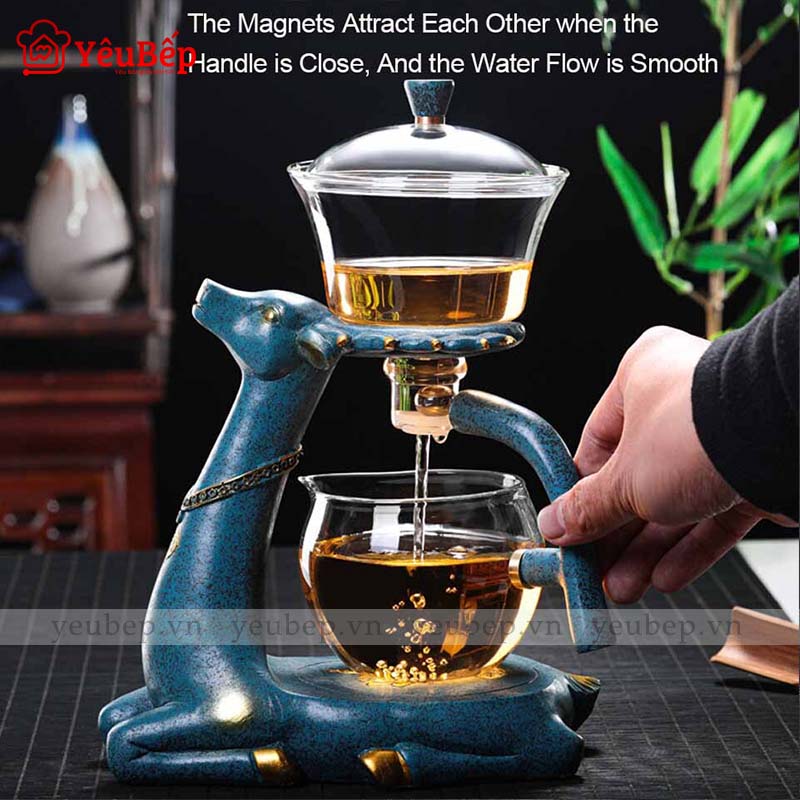 Ấm Trà Thuỷ Tinh Hình Con Hươu, Thiết Kế Hiện Đại