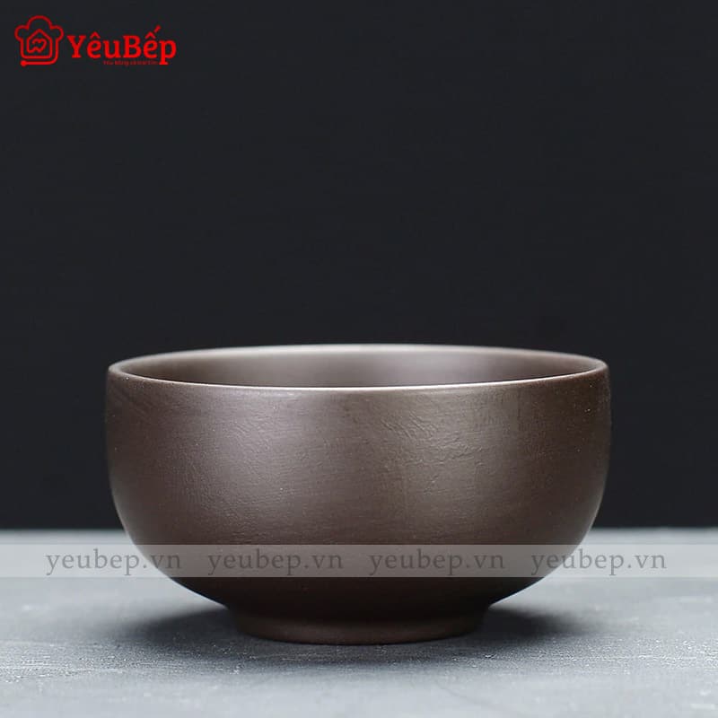 Bộ Ấm Trà Bằng Đất Sét Có Cặp Chống Sốc Cao Cấp