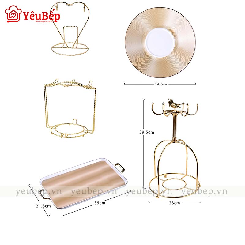 Bộ ấm trà chiều phong cách Anh Quốc