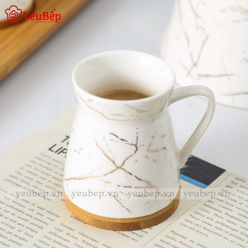 Bộ ấm trà phong cách Bắc Âu bằng sứ tráng men cao cấp