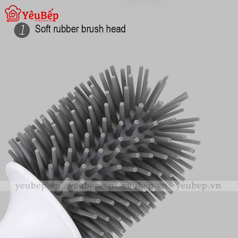 Bộ Bàn Chải Chà Bồn Cầu Và Ống Đựng Tiện Lợi