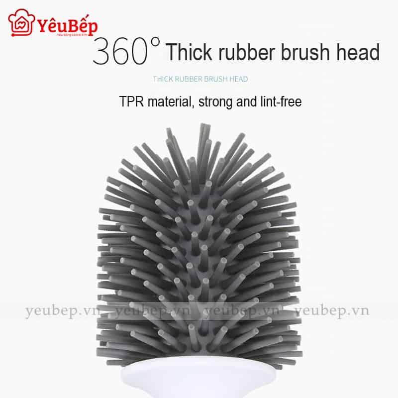 Bộ Bàn Chải Chà Bồn Cầu Và Ống Đựng Tiện Lợi