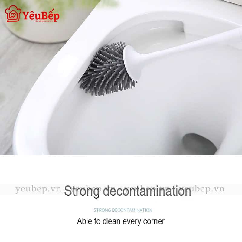 Bộ Bàn Chải Chà Bồn Cầu Và Ống Đựng Tiện Lợi