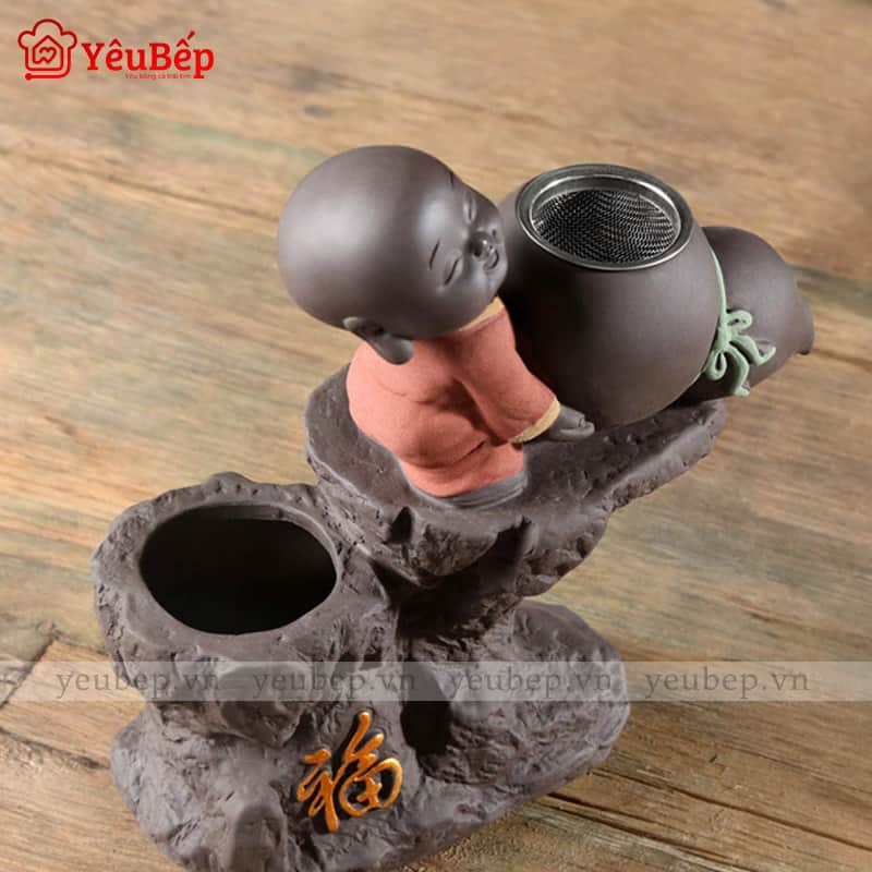 Bộ Pha Trà Tiểu Hòa Thượng Kèm Phụ Kiện Dễ Thương