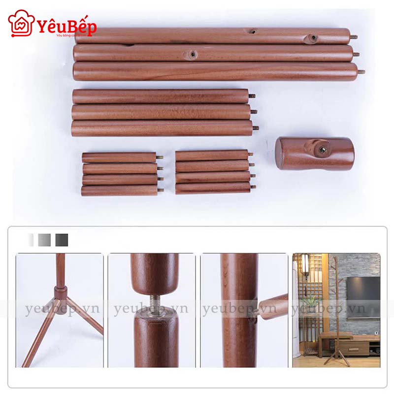 Cây Treo Quần Áo Bằng Gỗ