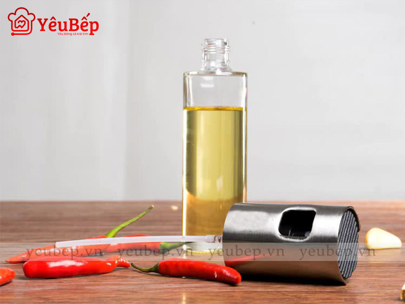 Chai Đựng Dầu Ăn Bằng Thủy Tinh Dạng Xịt Tiện Lợi