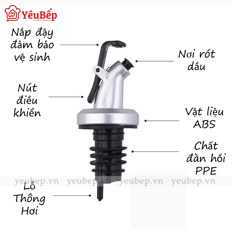 Chai Đựng Dầu Ăn, Nước Mắm, Đựng Gia Vị Bằng Thủy Tinh Bọc Inox 300ml