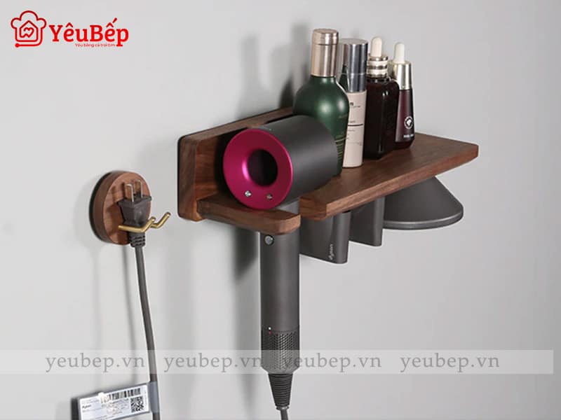 Giá Đỡ Máy Sấy Tóc Bằng Gỗ Sang Trọng