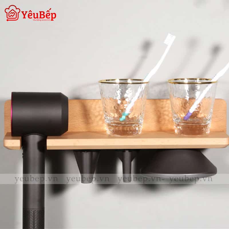Giá Đỡ Máy Sấy Tóc Bằng Gỗ Sang Trọng
