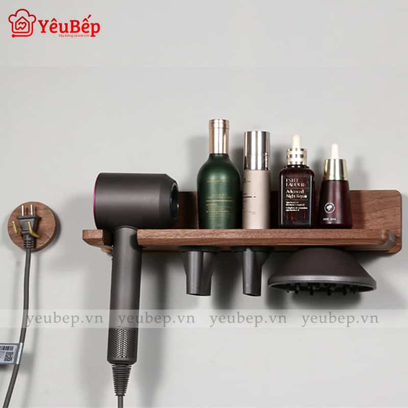 Giá Đỡ Máy Sấy Tóc Bằng Gỗ Sang Trọng