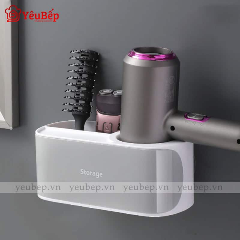 Giá Treo Máy Sấy Tóc Dán Tường Storage
