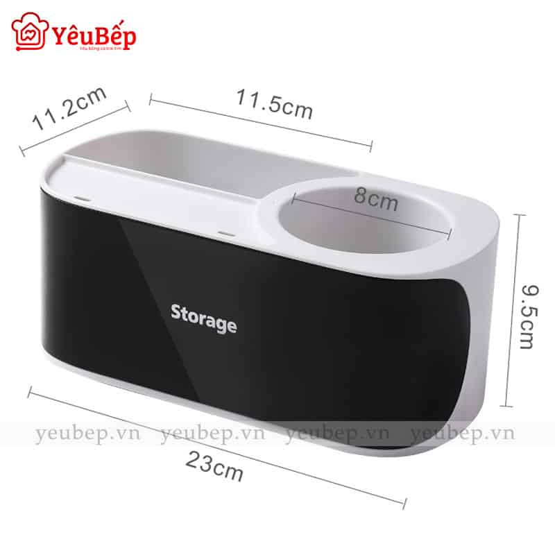 Giá Treo Máy Sấy Tóc Dán Tường Storage