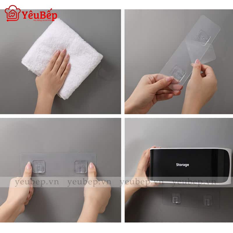 Giá Treo Máy Sấy Tóc Dán Tường Storage