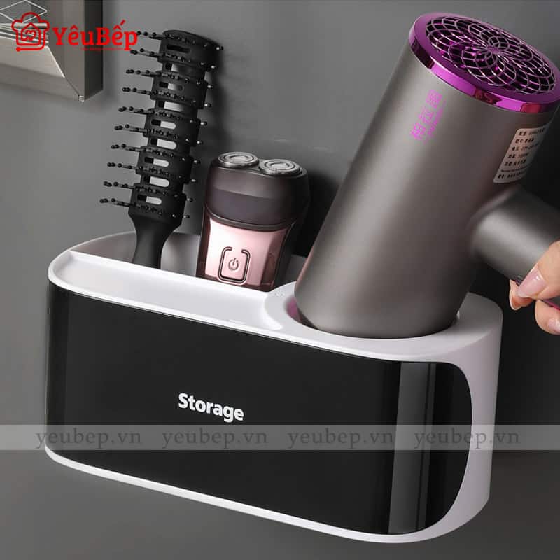 Giá Treo Máy Sấy Tóc Dán Tường Storage