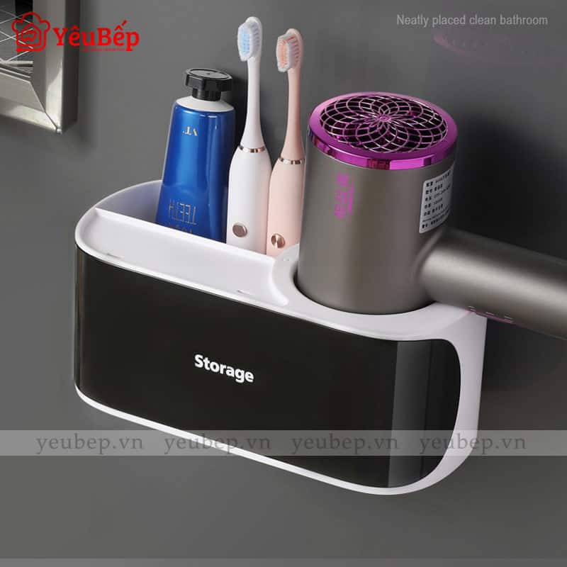 Giá Treo Máy Sấy Tóc Dán Tường Storage