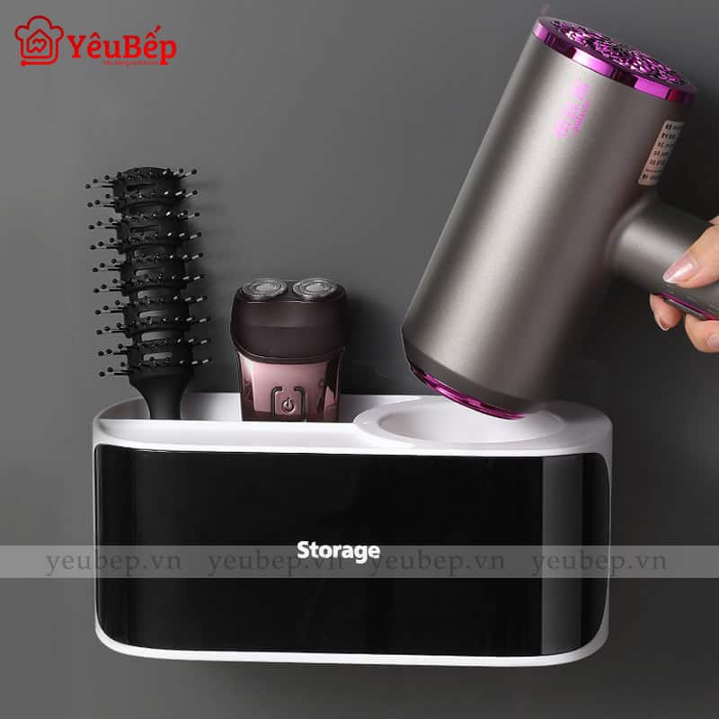 Giá Treo Máy Sấy Tóc Dán Tường Storage
